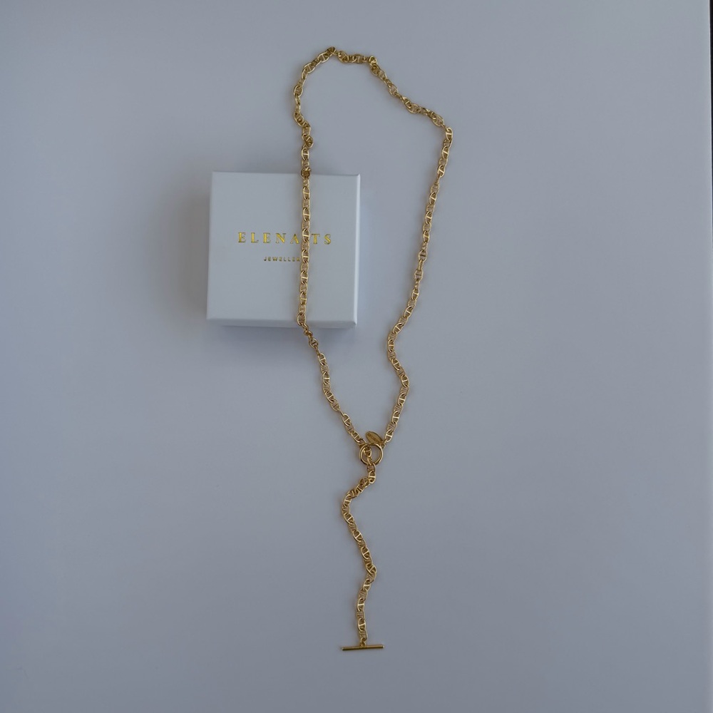 566 Elegant Gold Chain Necklace